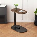 Side Table with Wood, C-Shaped Sofa Coffee 45x30x60cm Wood Iron - product gallery image 8