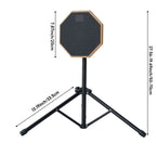 Silent Drum Practice Pad Set with Adjustable Height, 27 - product gallery image 10