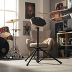 Silent Drum Practice Pad Set with Adjustable Height, 27 - product gallery image 8
