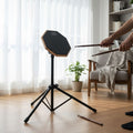 Silent Drum Practice Pad Set with Adjustable Height, 27