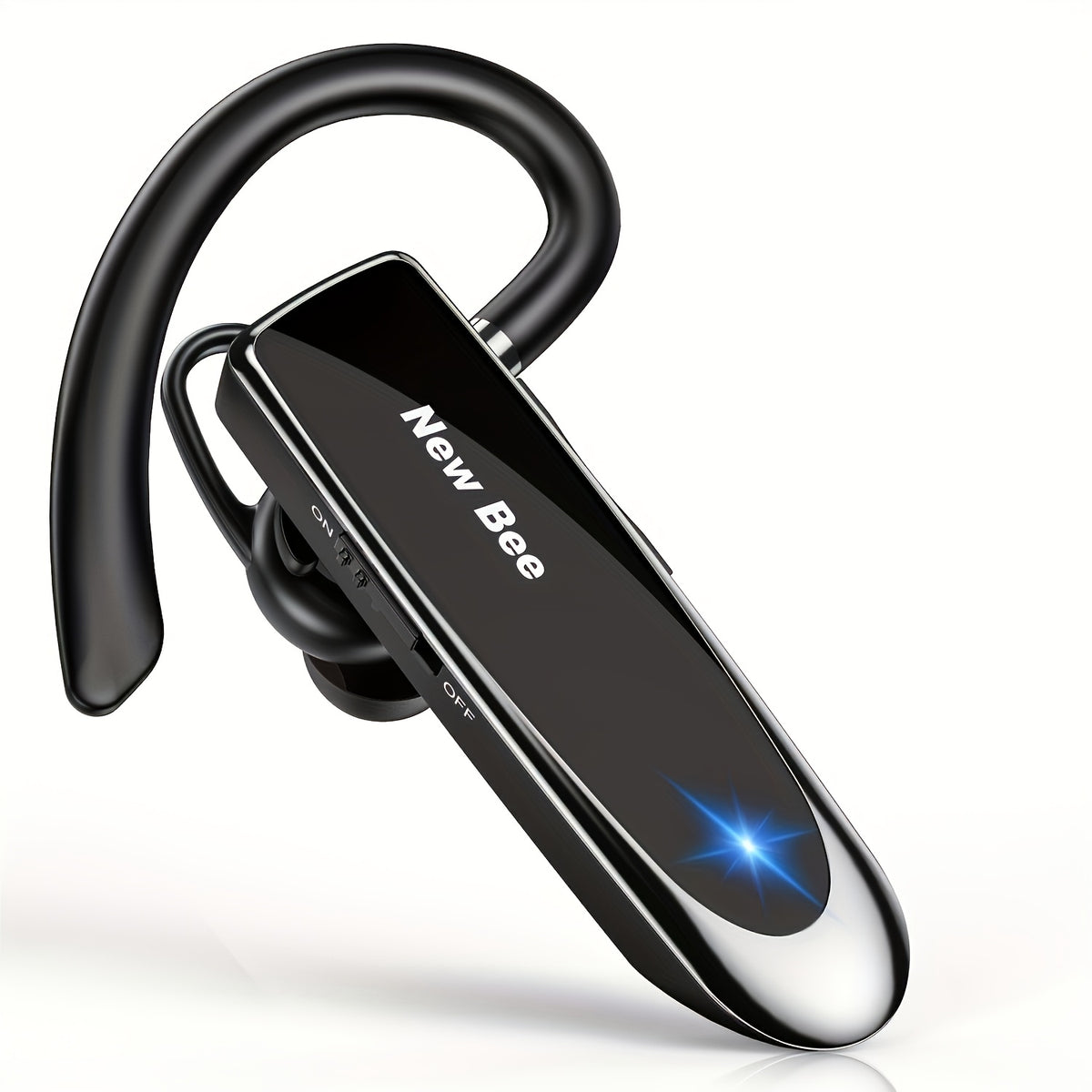 Single-Ear Bluetooth Headset with Bee B41 Single-Ear Optional Case - Single Headphone option