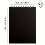 Sketchbook Spiral Bound of A6 Sheets Acid-Free with Acrylic, 4 Pcs*A6 - 4 Pcs*A6 option