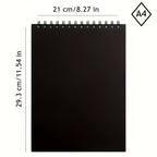 Sketchbook Spiral Bound of A6 Sheets Acid-Free with Acrylic, 4 Pcs*A6 - product gallery image 4