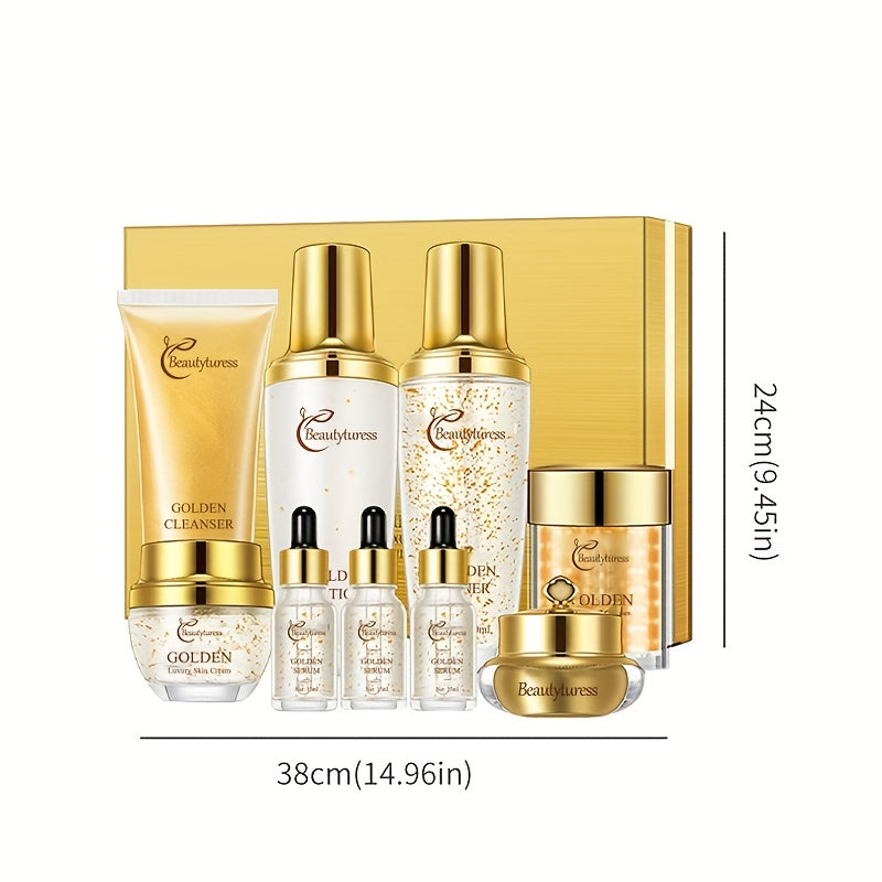 Skincare Gift Set 9-Piece Women's Luxury Niacinamide Hyaluronic with 9pcs/set - product gallery image 4