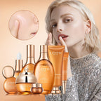 Skincare Gift Set LNFK 8pcs Luxury Women Firming Brightening with 1 Set