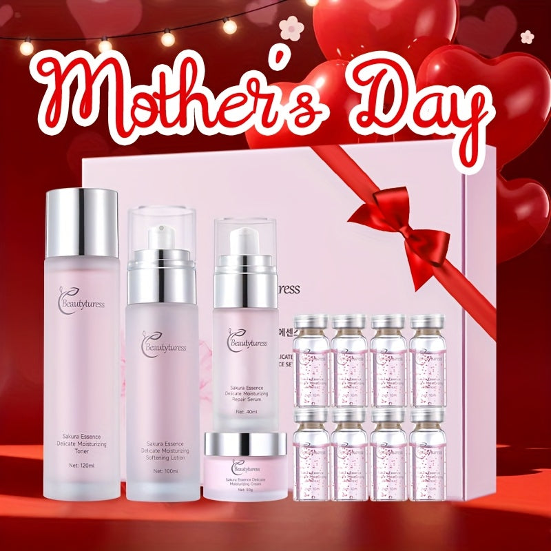 Skincare Set Women Piece Cherry Blossom Essence Facial with 12 Piece, 1 Set - product gallery image 6