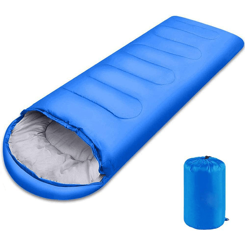 Sleeping Bag with 4-Season Ultralight Warm Envelope Design Zip - blue 2, 190cm option