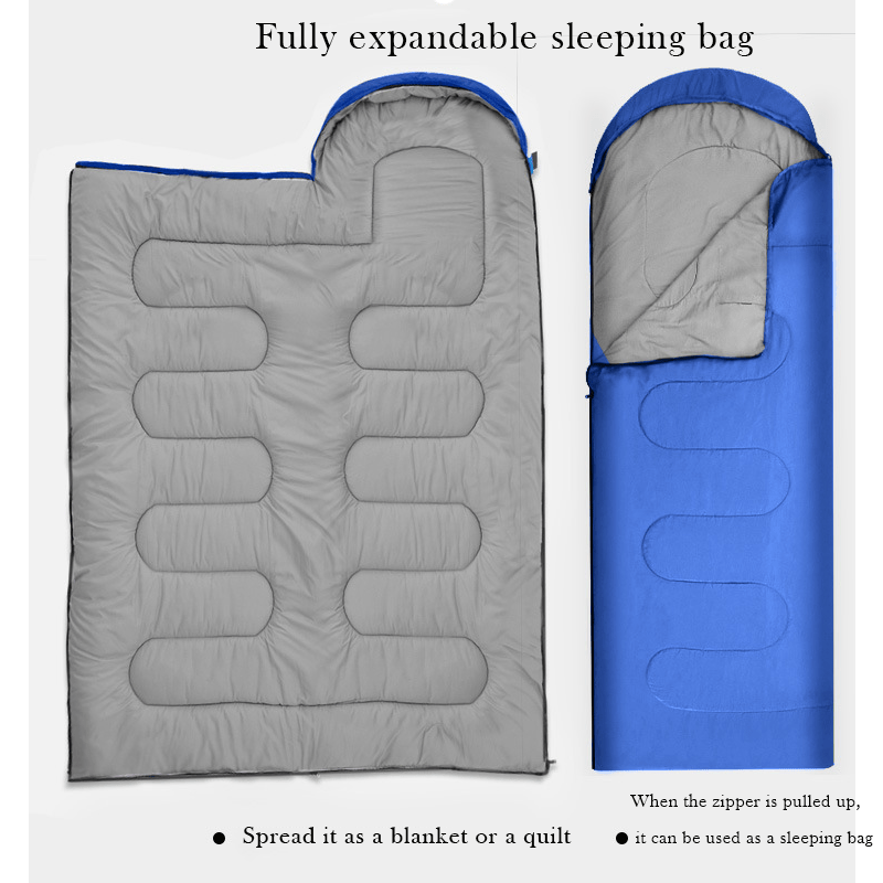 Sleeping Bag with 4-Season Ultralight Warm Envelope Design Zip - product gallery image 3