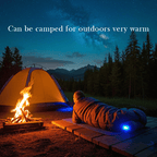 Sleeping Bag with 4-Season Ultralight Warm Envelope Design Zip - product gallery image 5
