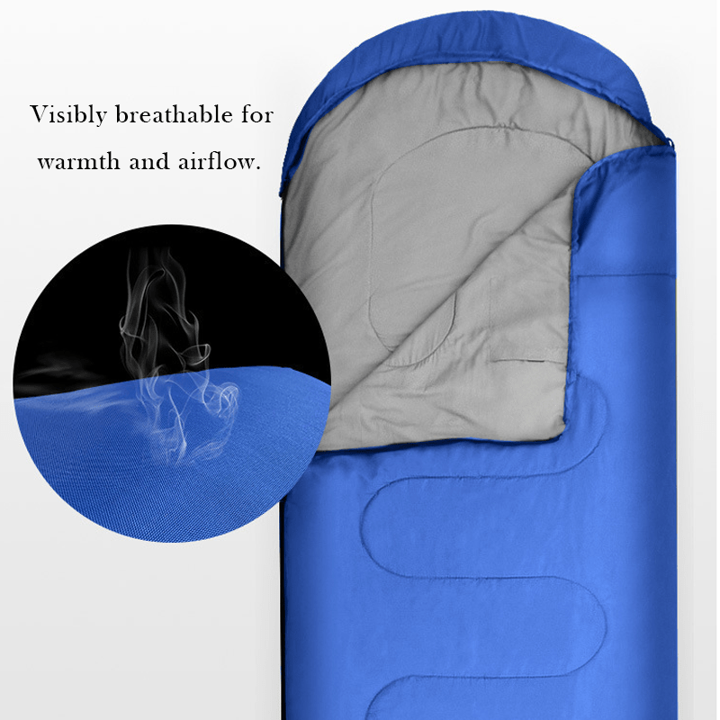 Sleeping Bag with 4-Season Ultralight Warm Envelope Design Zip - product gallery image 6