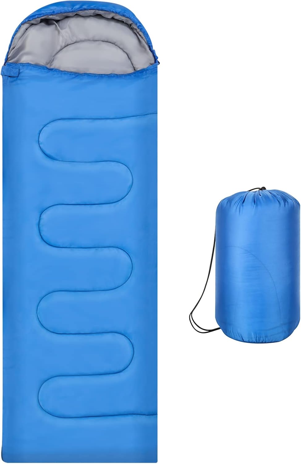 Sleeping Bag with Machine-Washable, Lightweight Adults Backpacking Camping Hiking - product gallery image 10