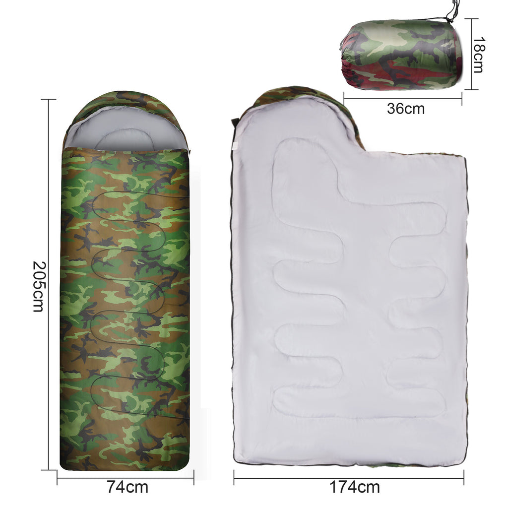 Sleeping Bag with Machine-Washable, Lightweight Adults Backpacking Camping Hiking - product gallery image 2