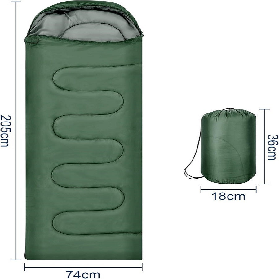 Sleeping Bag with Machine-Washable, Lightweight Adults Backpacking Camping Hiking - product gallery image 5