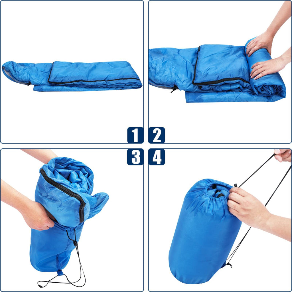 Sleeping Bag with Machine-Washable, Lightweight Adults Backpacking Camping Hiking - product gallery image 6