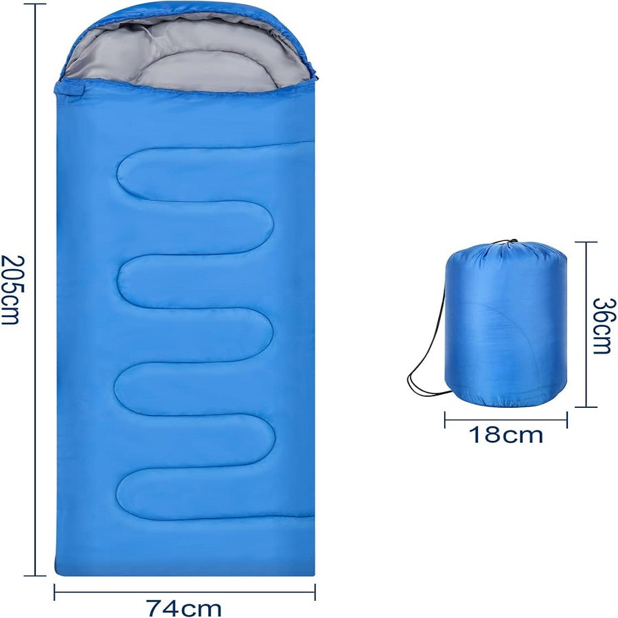 Sleeping Bag with Machine-Washable, Lightweight Adults Backpacking Camping Hiking - product gallery image 8