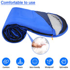 Sleeping Bag with Non-Slip, Cotton, 3-Season Single Adult Ultralight Compact - product gallery image 16