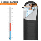 Sleeping Bag with Non-Slip, Cotton, 3-Season Single Adult Ultralight Compact - product gallery image 4