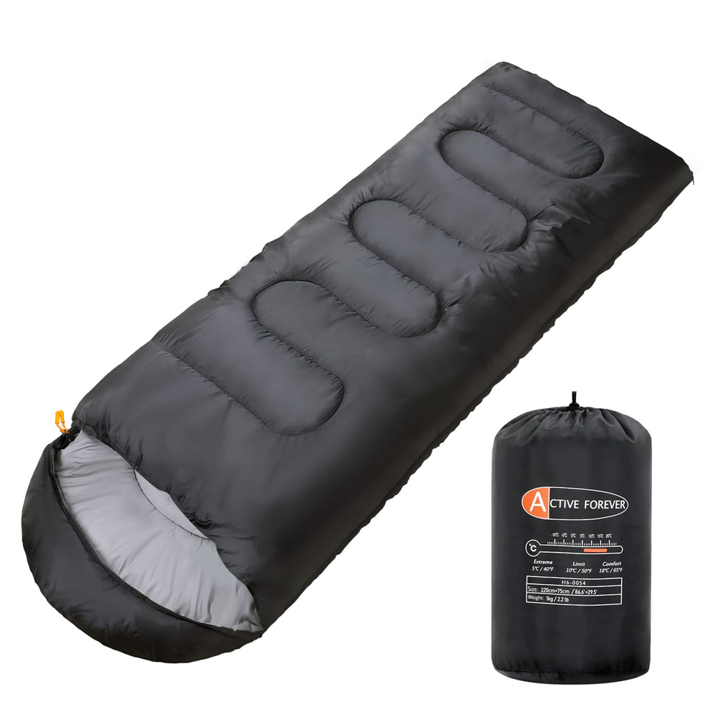 Sleeping Bag with Non-Slip, Cotton, 3-Season Single Adult Ultralight Compact - product gallery image 9