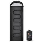 Sleeping Bag with Non-Slip, Cotton, 3-Season Single Adult Ultralight Compact