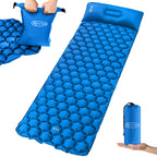 Sleeping Pad with Inflatable Camping Mat Pillow Single - product gallery image 10