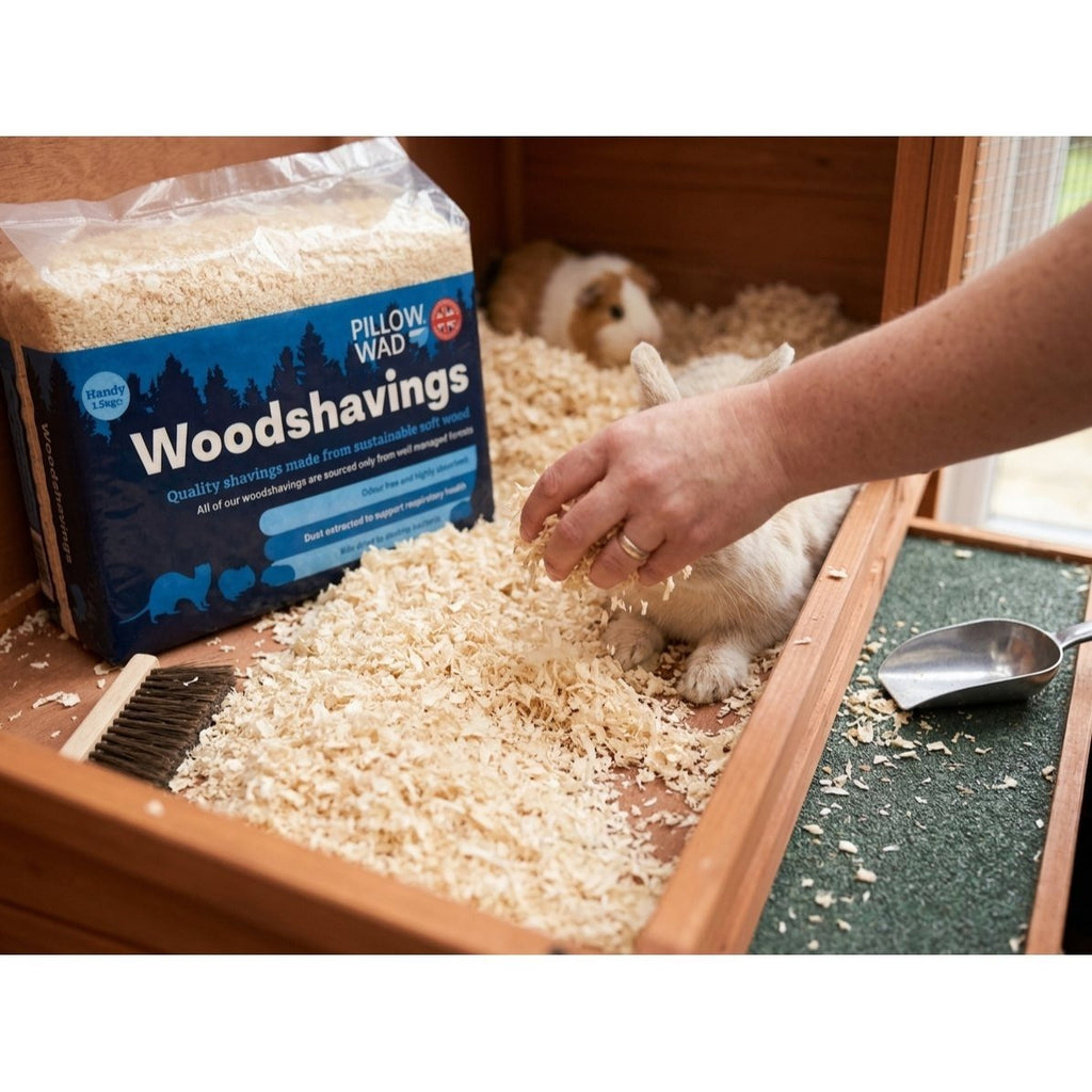 Small Animal Bedding with 1.5kg, Wood, Softwood Wood Shavings 1.5kg Kiln-Dried - product gallery image 2