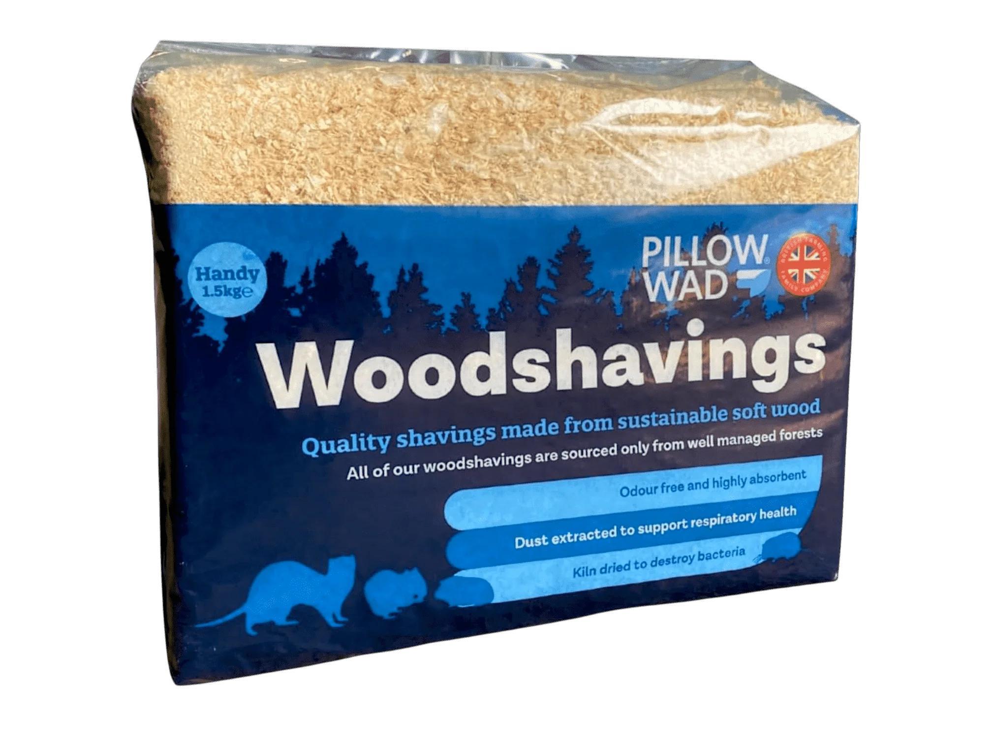 Small Animal Bedding with 1.5kg, Wood, Softwood Wood Shavings 1.5kg Kiln-Dried - product gallery image 3