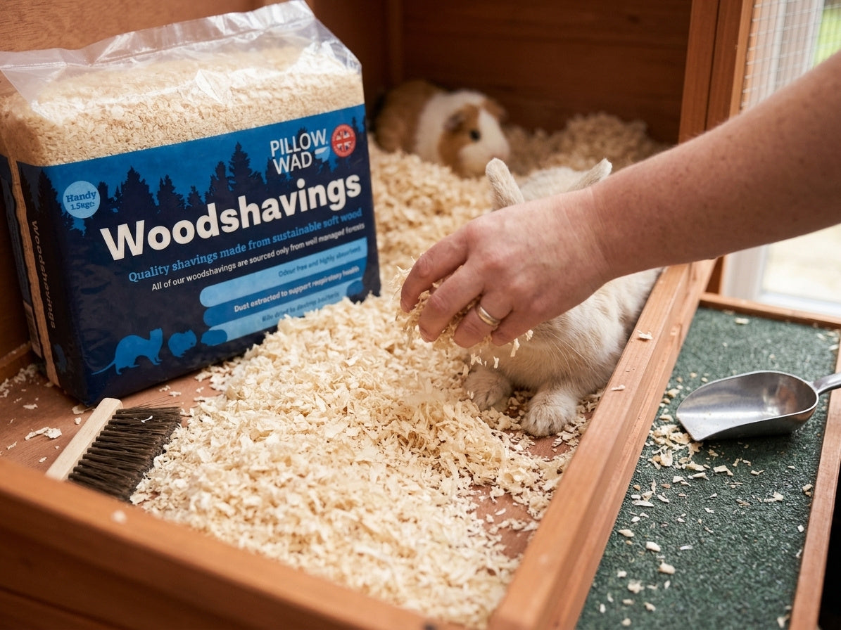 Small Animal Bedding with 1.5kg, Wood, Softwood Wood Shavings 1.5kg Kiln-Dried - product gallery image 4