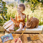 Small Animal Chew Toy with Wood, Natural Apple Wood Sticks Rabbits Hamsters - product gallery image 7