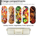 Snack Serving Tray with Foldable, Plastic for kitchens - product gallery image 4