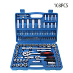 Socket Wrench Set Ratchet Box Toolbox with 108PCS - 108PCS option