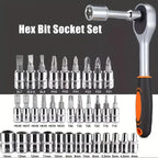 Socket & Wrench Set with Wheels, Stainless Steel, 45pc - product gallery image 12