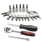 Socket & Wrench Set with Wheels, Stainless Steel, 45pc - product gallery image 6