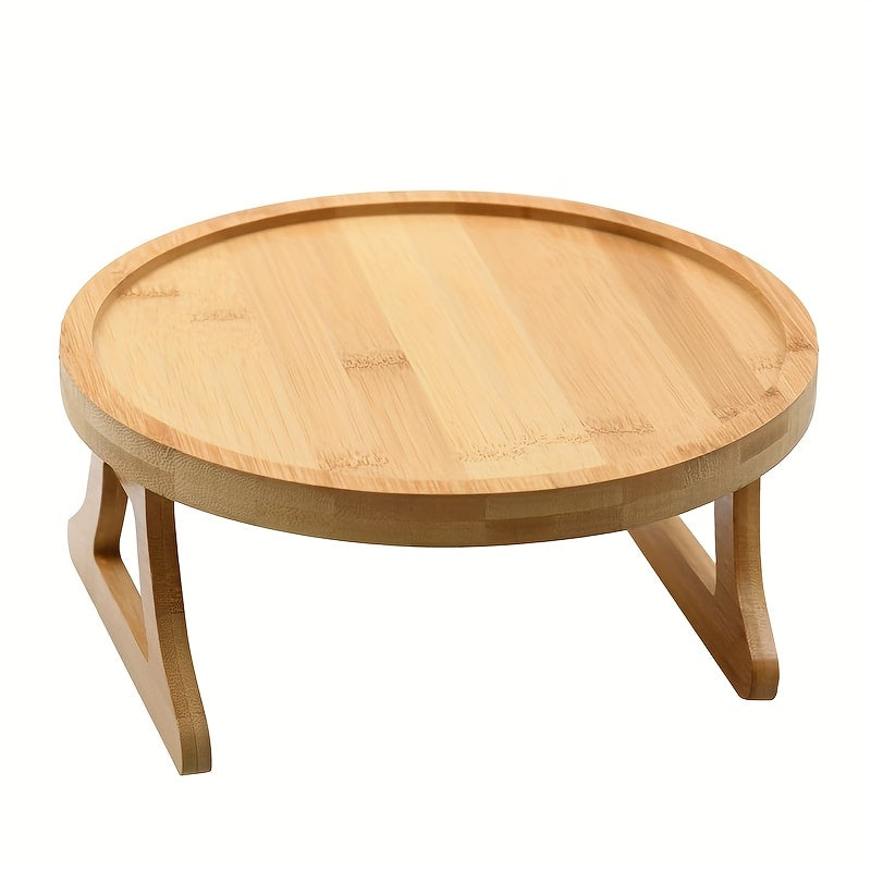 Sofa Arm Tray with 25cm, Wood, Wooden Flexible Armchair Drink Holder Serving - 25cm option