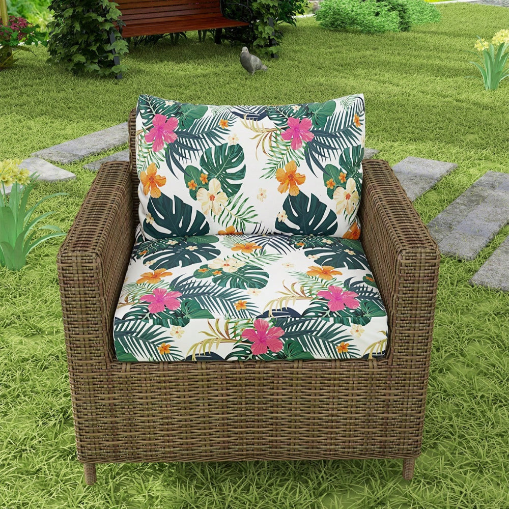Sofa Cushion Cover with Machine-Washable, Elastic Forest Four Seasons Print Thick - product gallery image 2