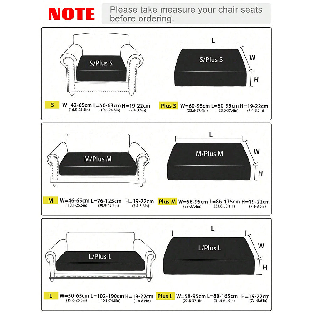 Sofa Cushion Cover with Machine-Washable, Purple Elastic Stretch Seat Backrest Covers - product gallery image 3
