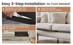 Sofa Cushion Support with 2 Pack, Boards 50x50cm, High-Density 45D Foam Couch - product gallery image 12