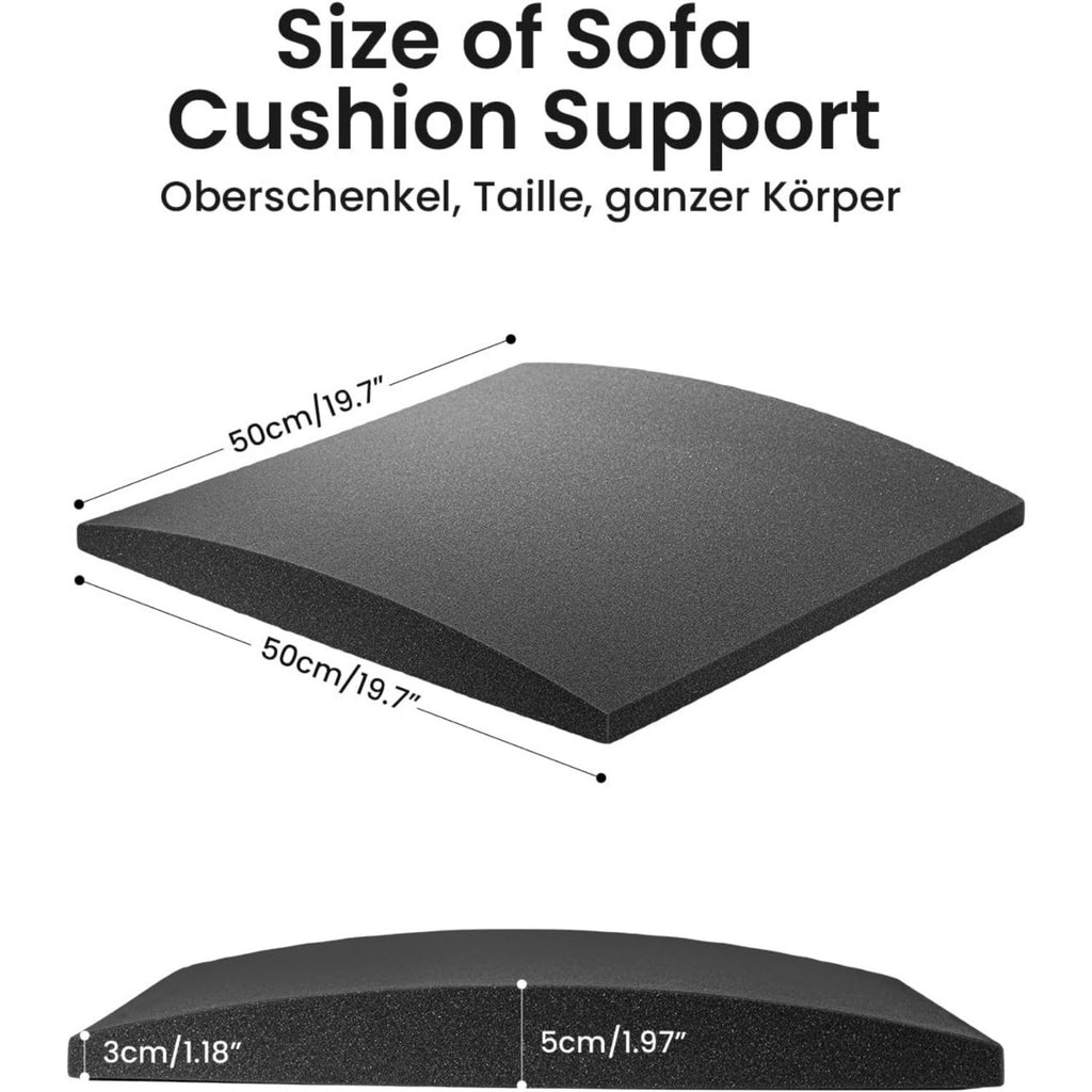 Sofa Cushion Support with 2 Pack, Boards 50x50cm, High-Density 45D Foam Couch - product gallery image 3