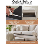 Sofa Cushion Support with 2 Pack, Boards 50x50cm, High-Density 45D Foam Couch - product gallery image 6