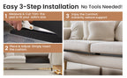 Sofa Cushion Support with 3 Pack, Pads 50x50cm High-Density Foam Couch Saver - product gallery image 12