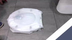 Soft Close Toilet Seat White Bathroom Oval with Heavy Duty Universal Hinges Anti Slam - product gallery image 7