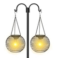 Solar Garden Lantern with Rechargeable, Metal, 2 Pack, 2pcs - 2pcs option