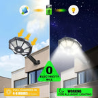 Solar Garden Light with 4pcs, 2/4pcs Street Lights Outdoor 168LED Motion - product gallery image 6