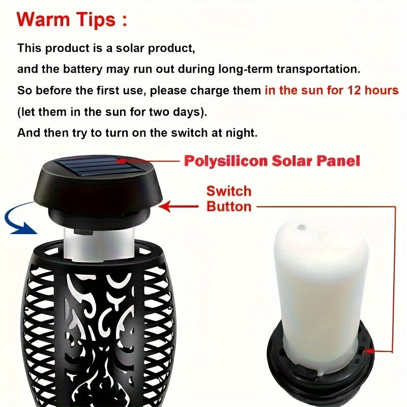 Solar Garden Light with Rechargeable, Waterproof, 8 Pack, 8Pcs - product gallery image 8