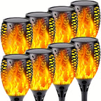 Solar Garden Light with Rechargeable, Waterproof, 8 Pack, 8Pcs