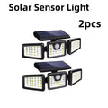 Solar Garden Light with Wall-Mounted, Rechargeable, Plastic