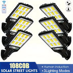 Solar Security Light with Rechargeable, Waterproof, 6 Pack - product gallery image 2