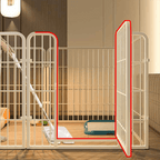 Spacious Metal Dog Pen] Spacious Metal with 60Cm, 120x60x60cm - product gallery image 19