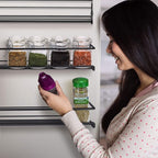 Spice Racks & Holder with Wall-Mounted, Metal, Wall Mounted Rack Organiser of No-Drill - product gallery image 5