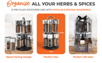 Spice Racks & Organiser with Glass, Herbs & Spices - product gallery image 14