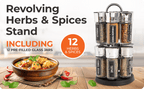 Spice Racks & Organiser with Glass, Herbs & Spices - product gallery image 9